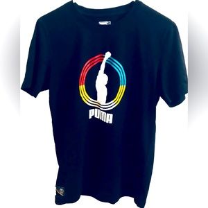 Men’s Puma Black History Month Salute Tee Rare Size Medium